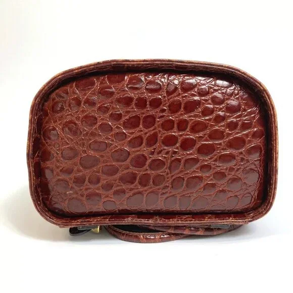 Salvatore Ferragamo AQ-215676 Vala Embossing Backpack Leather Brown